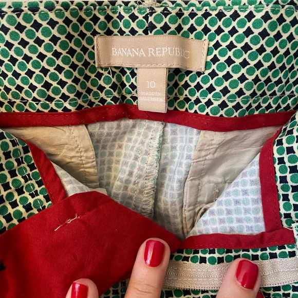 Banana Republic geometric print pants - Picture 4 of 6